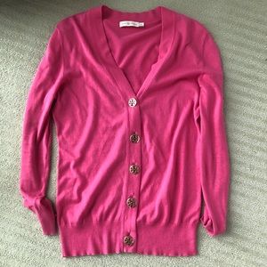 Tory Burch Pink Cardigan size S/P